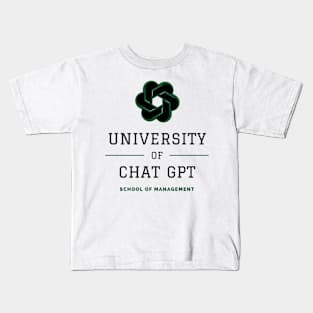 Chat gpt University Kids T-Shirt